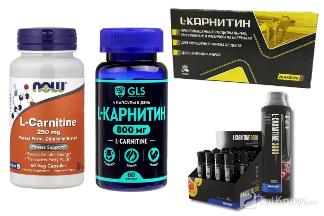 Препараты и добавки с L-карнитином