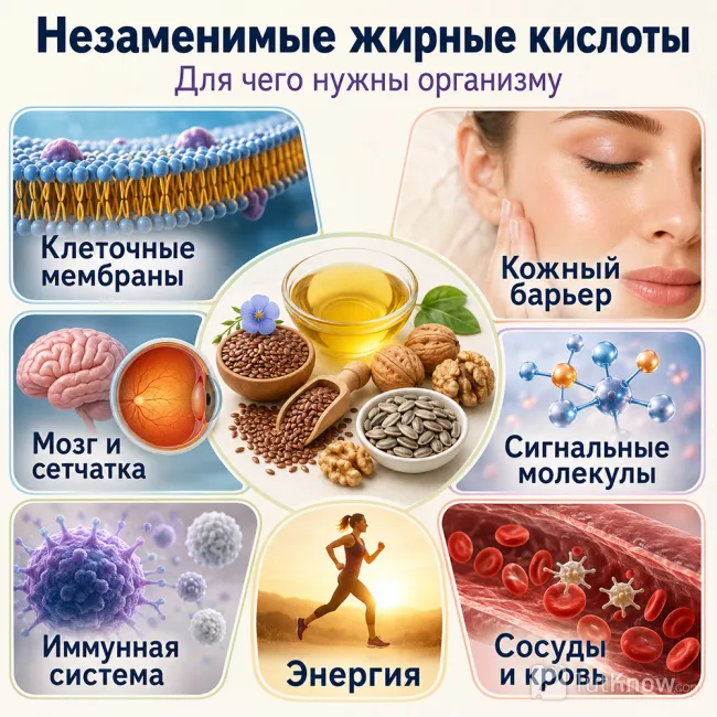 Для чего нужны незаменимые жирные кислоты