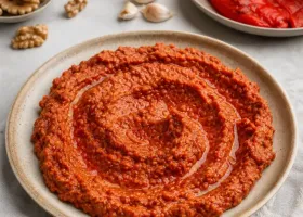 Мухаммара по-турецки с перцем и грецкими орехами
