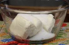Крем-сыр с сахаром для приготовления чизкейка