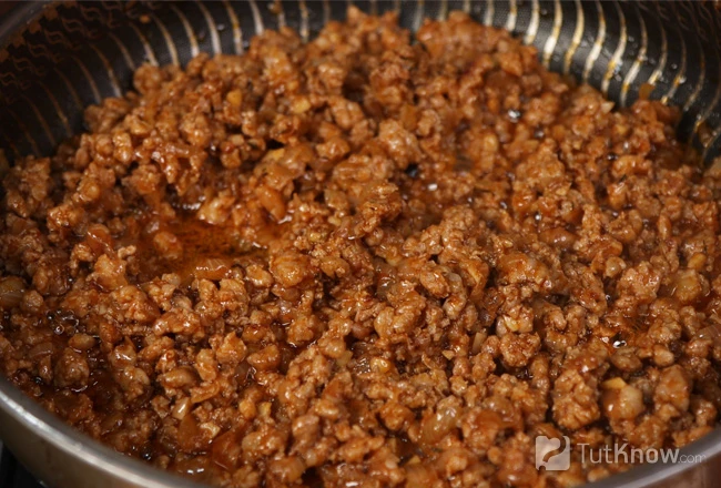 Готовая сочная мясная начинка для запеканки